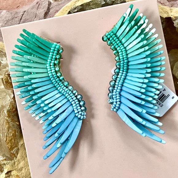 Mignonne Gavigan Jewelry - 🌺🎉2XHP🎉🌺 NWT Mignonne Gavigan Midi Madeline Earrings Mint, Blue & Turquoise